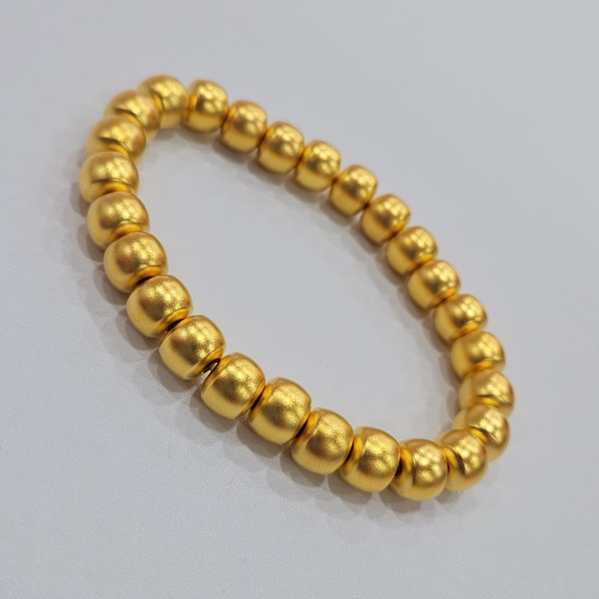 24K / 999 Gold Fortune - Filled Golden Bead Bracelet - Best Gold Shop 22k gold 22k gold bangle 22k gold bracelet Bracelets