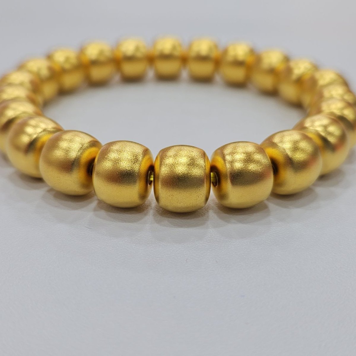 24K / 999 Gold Fortune - Filled Golden Bead Bracelet - Best Gold Shop 22k gold 22k gold bangle 22k gold bracelet Bracelets