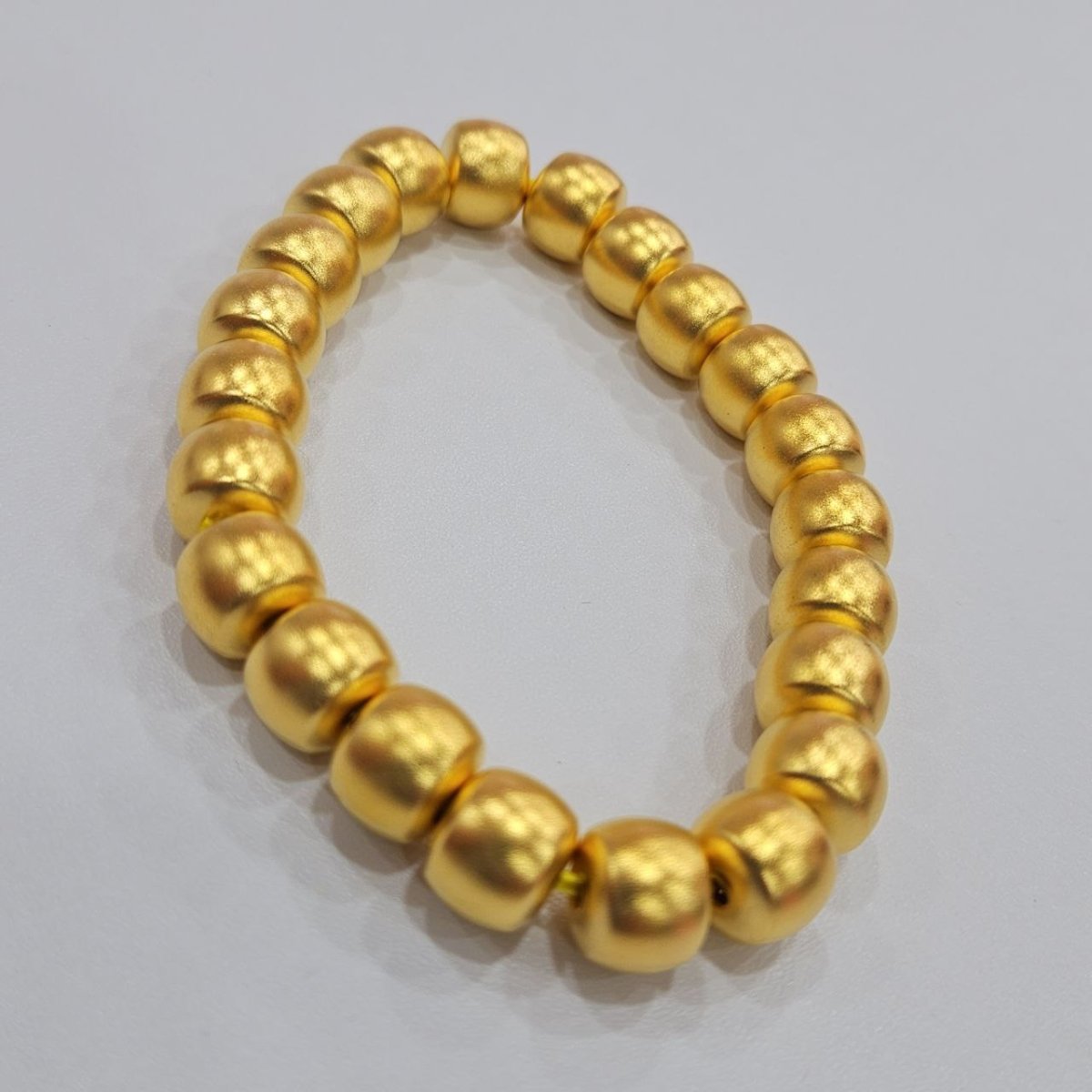 24K / 999 Gold Fortune - Filled Golden Bead Bracelet - Best Gold Shop 22k gold 22k gold bangle 22k gold bracelet Bracelets