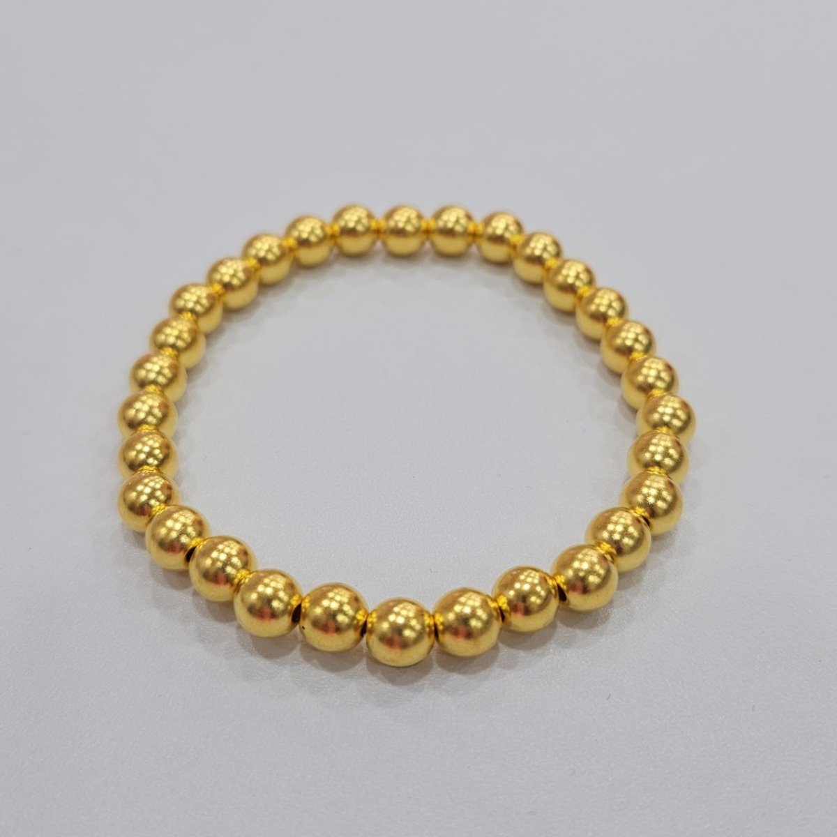 24k / 999 Gold Golden Abundance Round Bead Bracelet - Best Gold Shop 22k gold 22k gold bangle 22k gold bracelet Bracelets