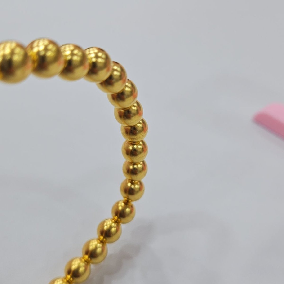 24k / 999 Gold Golden Abundance Round Bead Bracelet - Best Gold Shop 22k gold 22k gold bangle 22k gold bracelet Bracelets