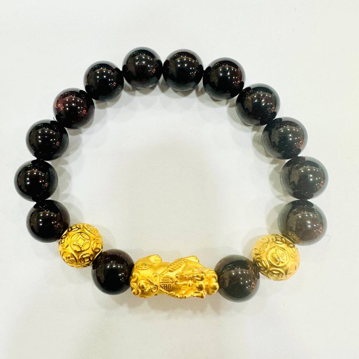 24k / 999 Gold Pixiu Bracelet - Best Gold Shop 24k gold 24k gold bracelet 24k Gold Charm 999 gold