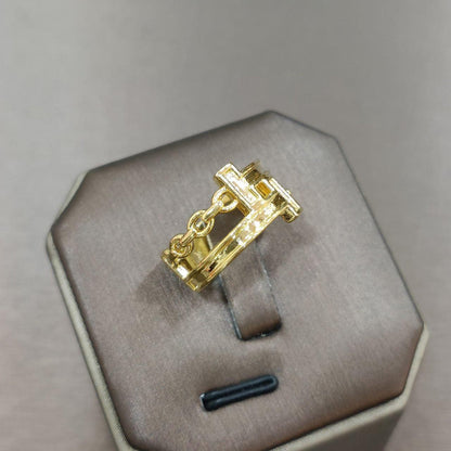 24k / 999 Gold T Chain Design Ring-999 gold-Best Gold Shop