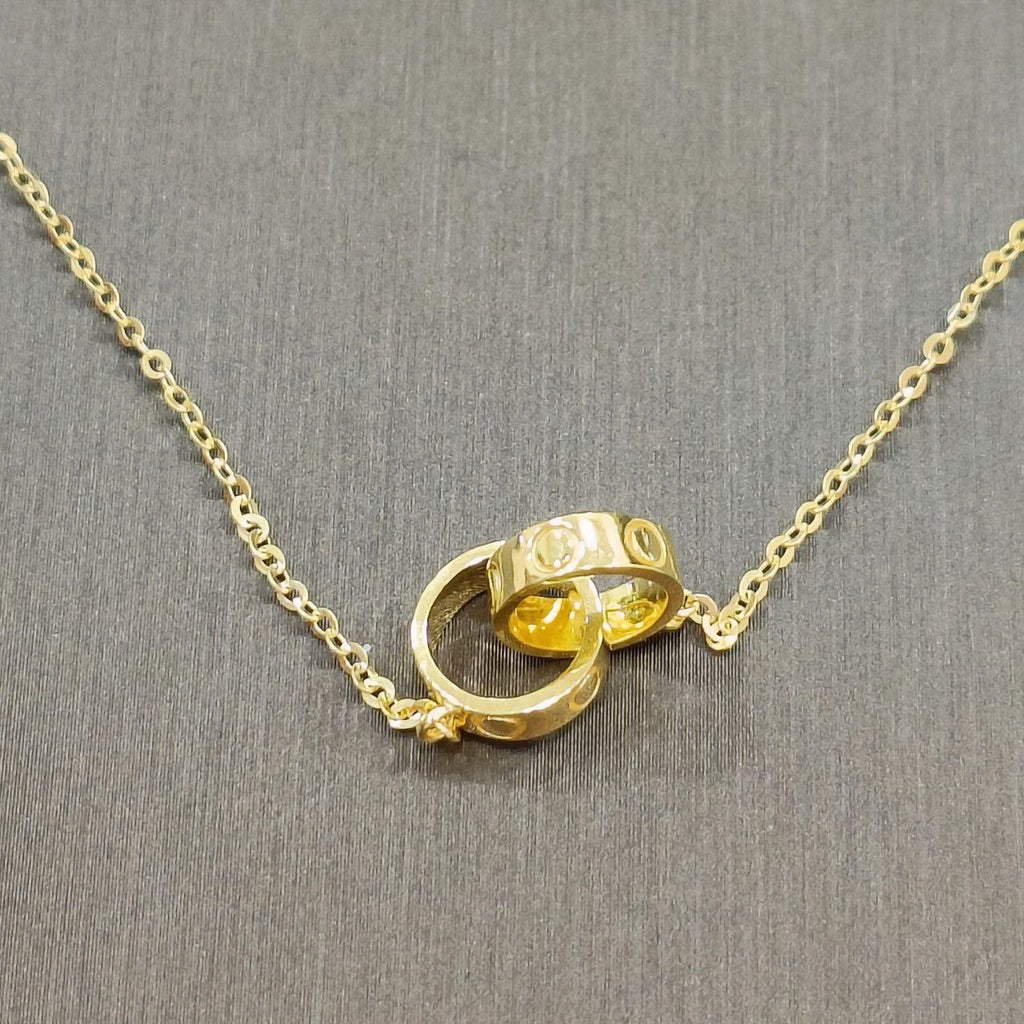 916 / 22k Gold C design Necklace-916 gold-Best Gold Shop