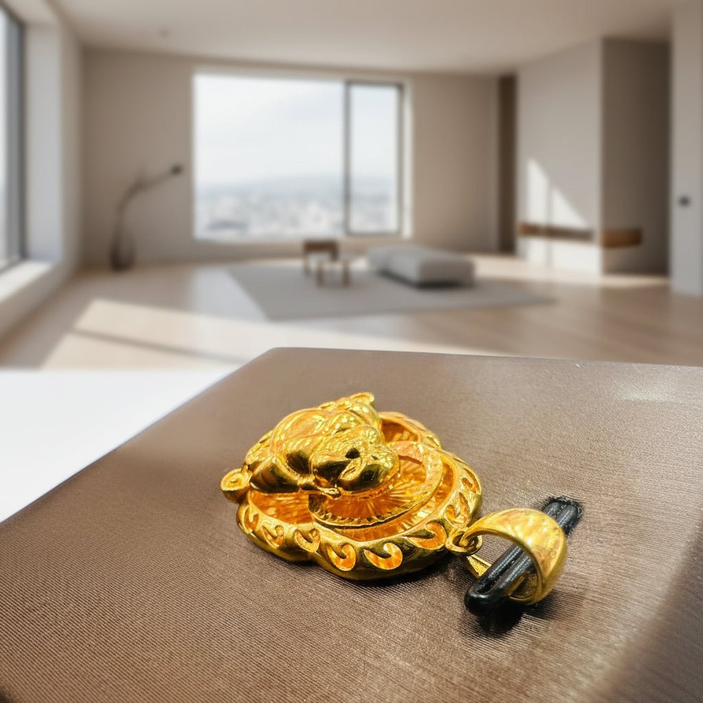 916 / 22k Gold Happy Buddha Pendant - 22k gold 22k gold pendant 916 gold Charms & Pendants