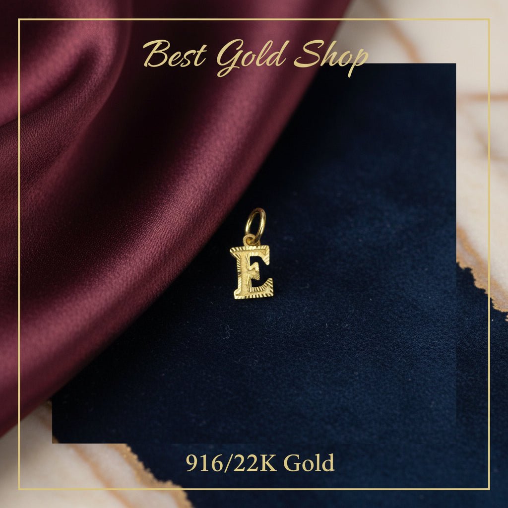 916 Gold Alphabet Pendant New Design 22k gold - Photo 20 - Best Gold Shop