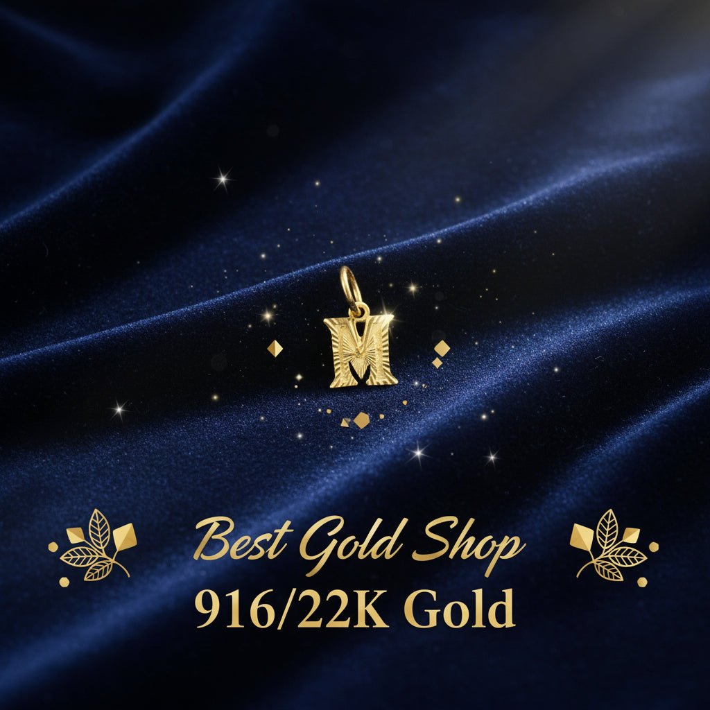 916 Gold Alphabet Pendant New Design 22k gold - Photo 8 - Best Gold Shop