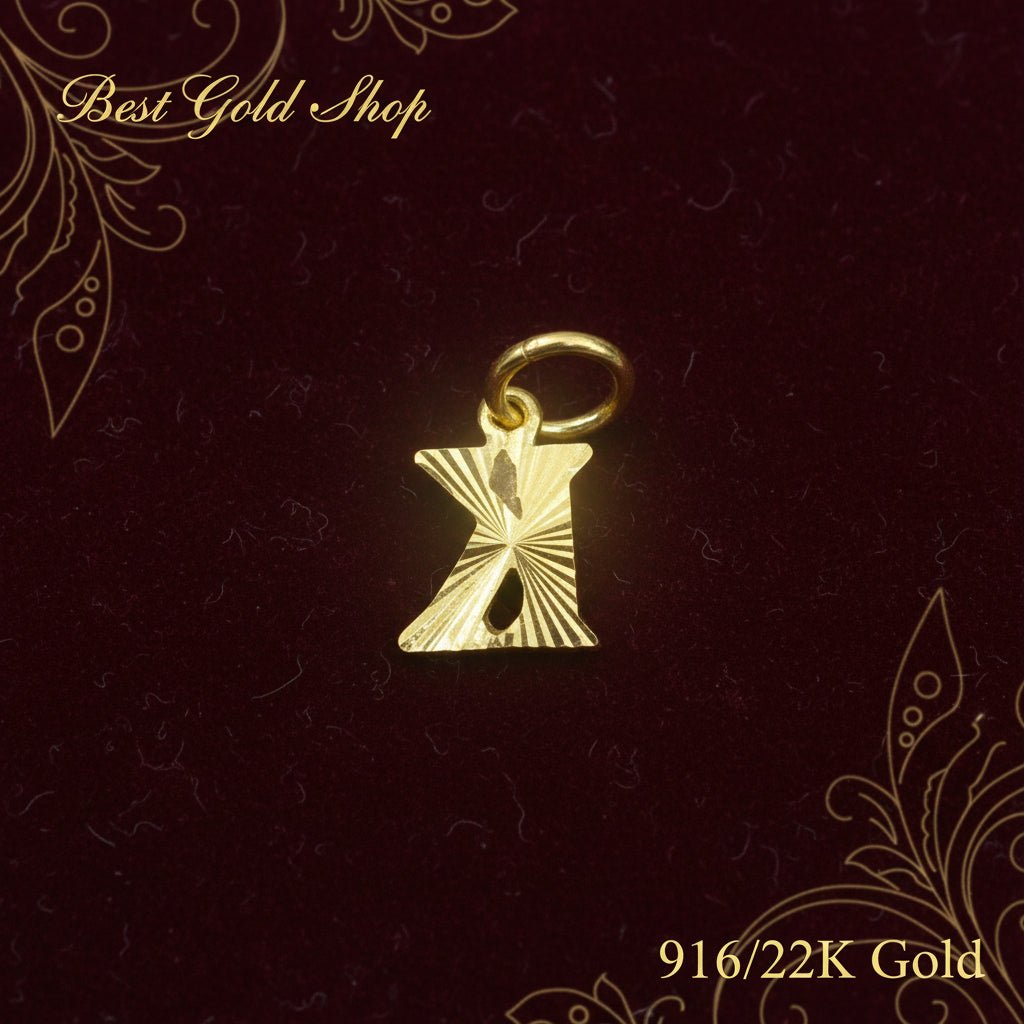 916 Gold Alphabet Pendant New Design 22k gold - Photo 9 - Best Gold Shop