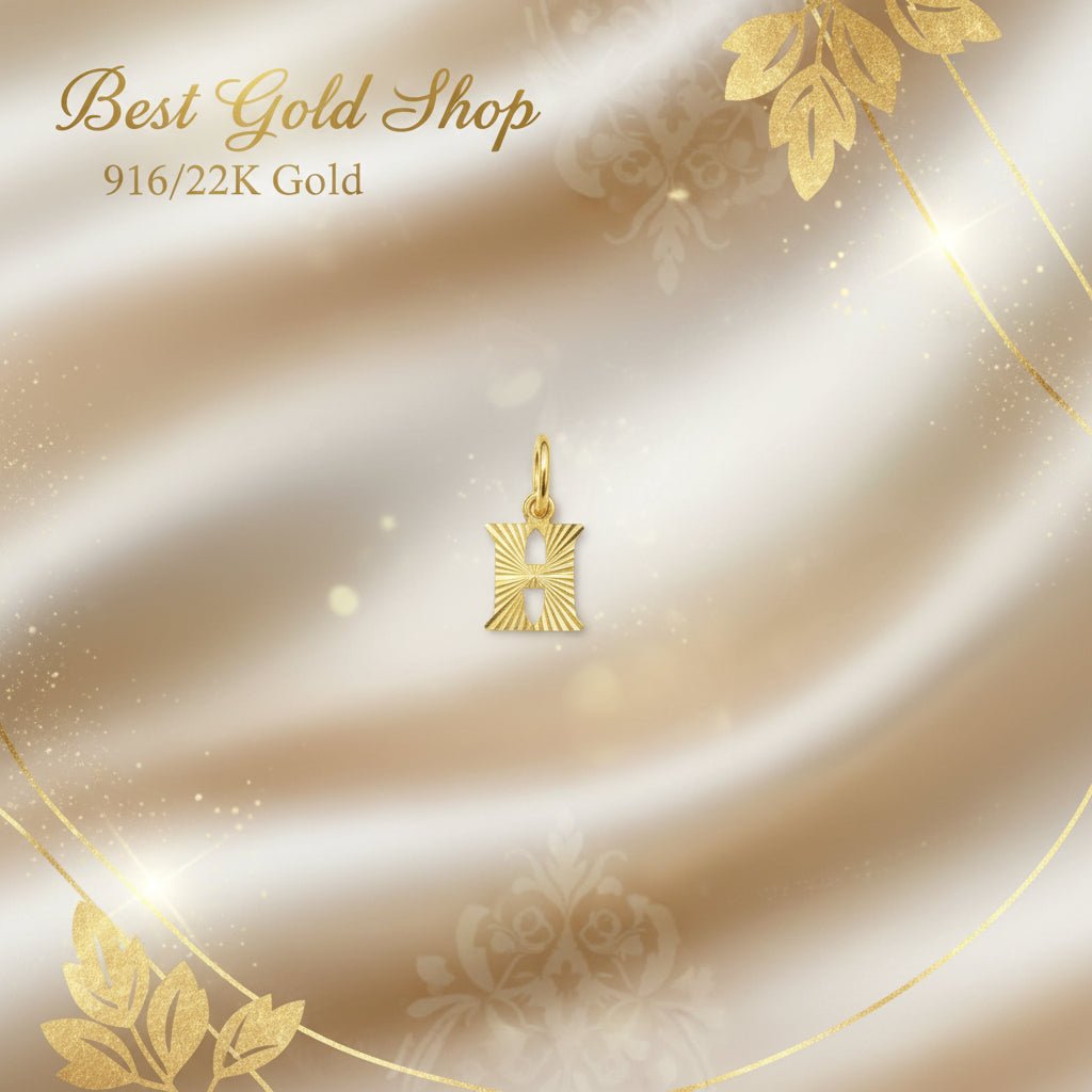 916 Gold Alphabet Pendant New Design 22k gold - Photo 13 - Best Gold Shop