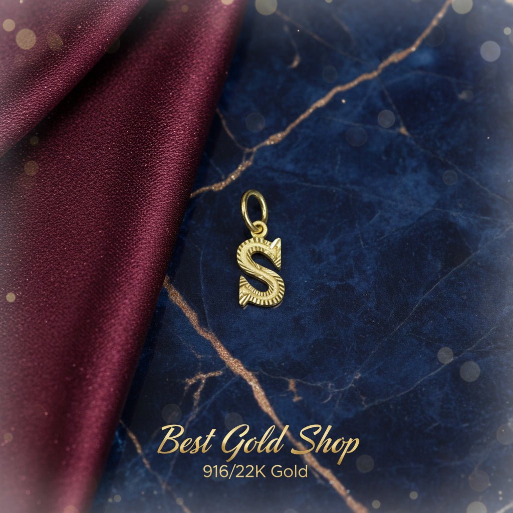 916 Gold Alphabet Pendant New Design 22k gold - Photo 24 - Best Gold Shop