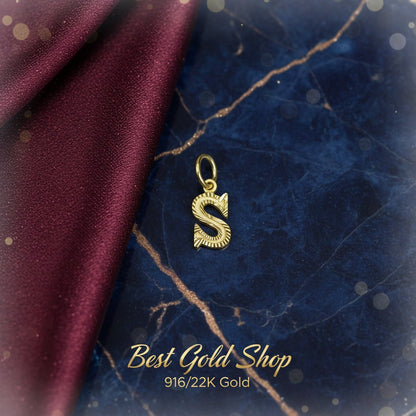 916 Gold Alphabet Pendant New Design 22k gold - Photo 24 - Best Gold Shop