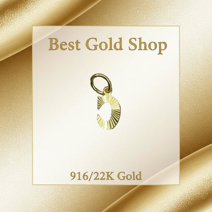 916 Gold Alphabet Pendant New Design 22k gold - Photo 31 - Best Gold Shop