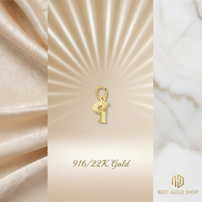 916 Gold Alphabet Pendant New Design 22k gold - Photo 3 - Best Gold Shop