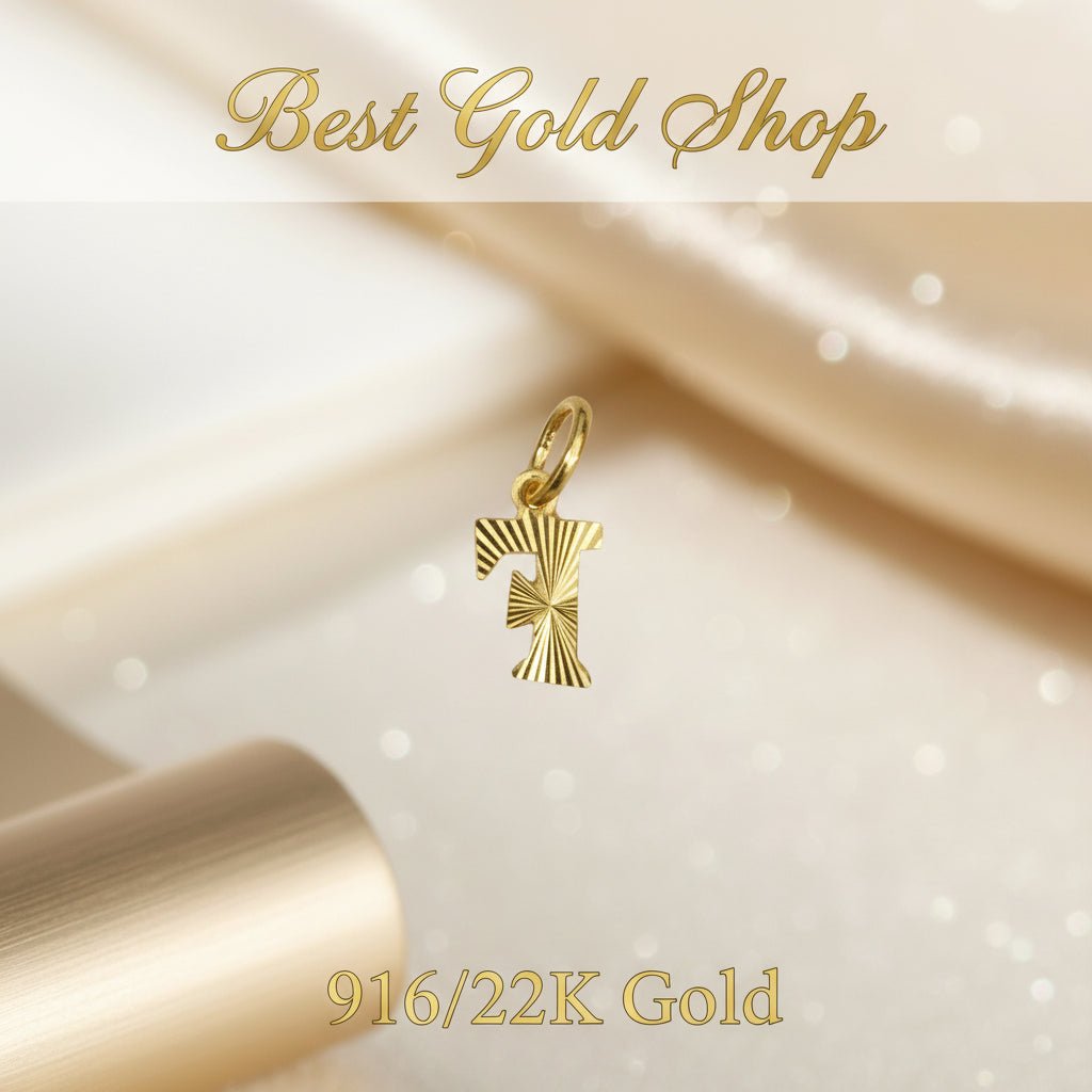 916 Gold Alphabet Pendant New Design 22k gold - Photo 17 - Best Gold Shop