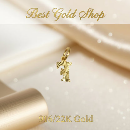 916 Gold Alphabet Pendant New Design 22k gold - Photo 17 - Best Gold Shop