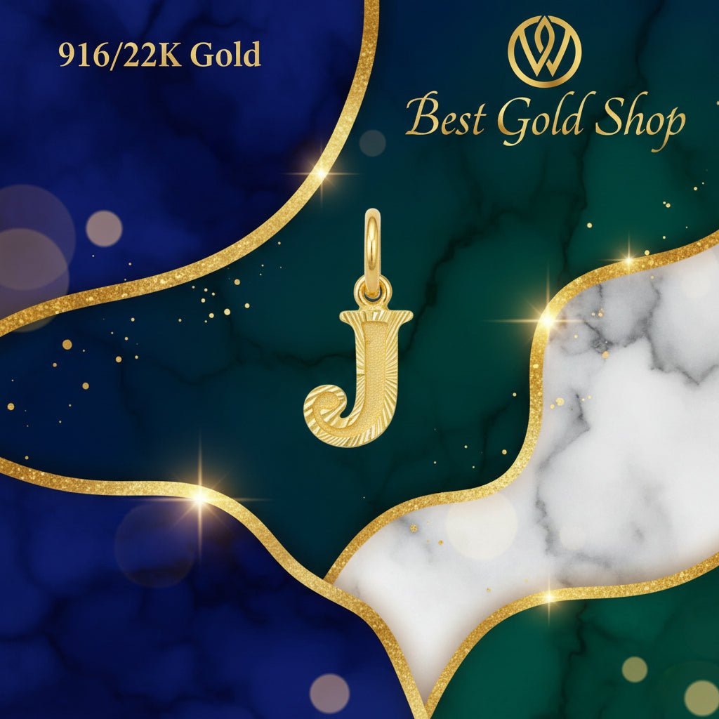 916 Gold Alphabet Pendant New Design 22k gold - Photo 12 - Best Gold Shop