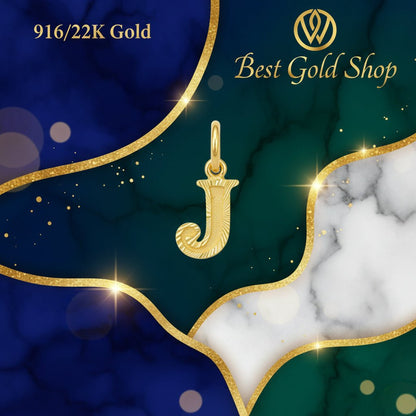 916 Gold Alphabet Pendant New Design 22k gold - Photo 12 - Best Gold Shop