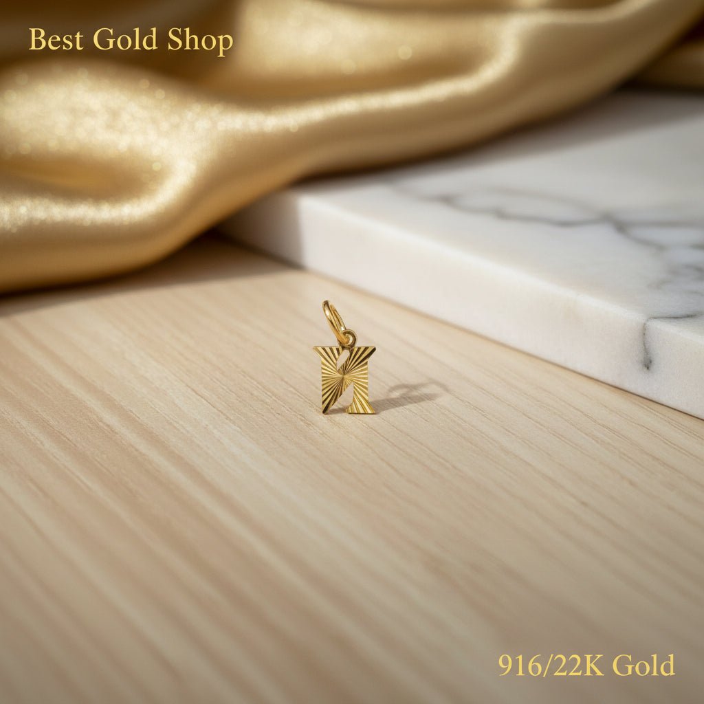 916 Gold Alphabet Pendant New Design 22k gold - Photo 5 - Best Gold Shop