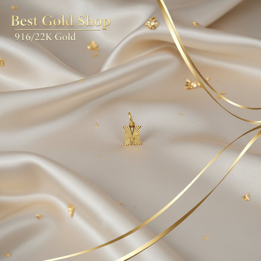 916 Gold Alphabet Pendant New Design 22k gold - Photo 7 - Best Gold Shop