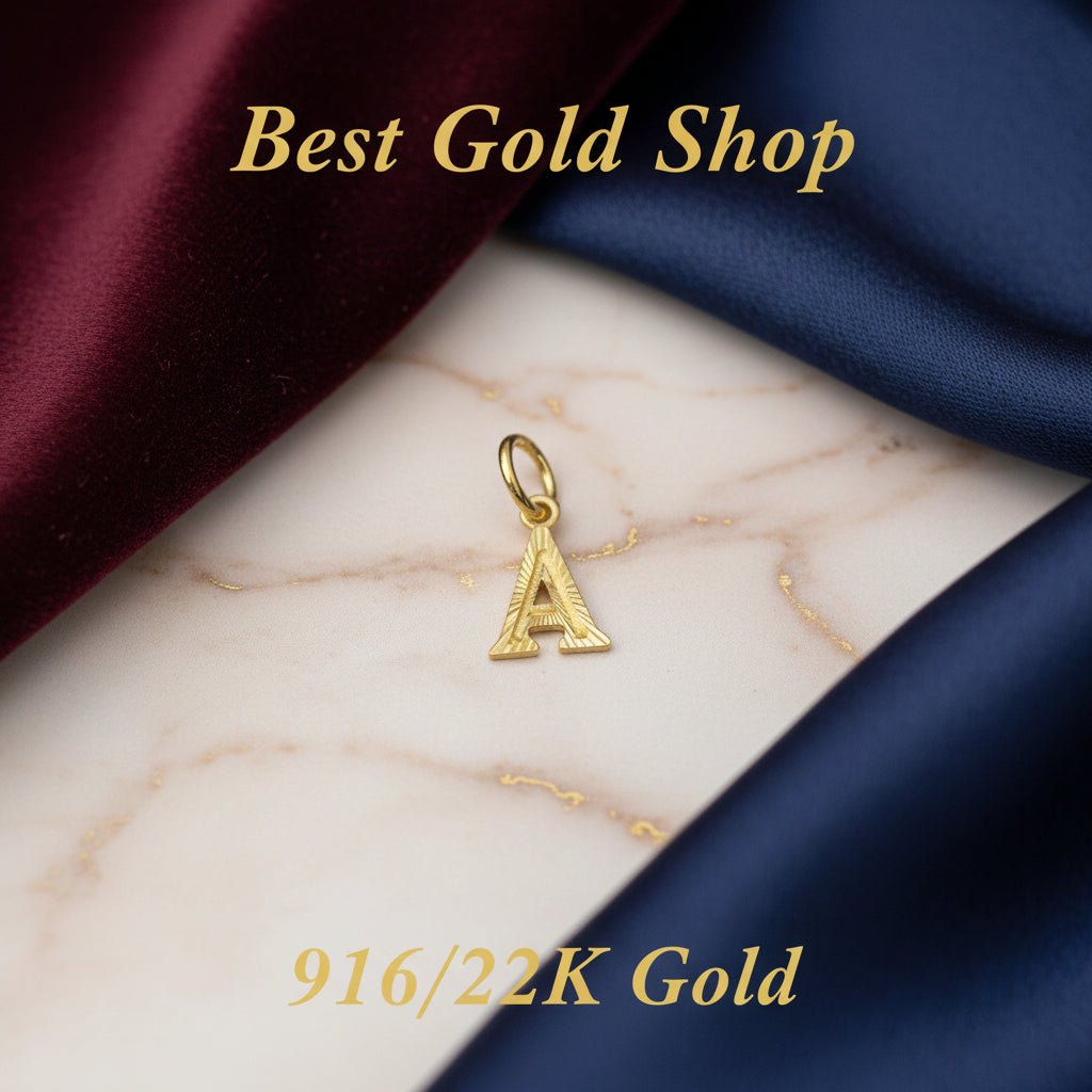 916 Gold Alphabet Pendant New Design 22k gold - Photo 28 - Best Gold Shop