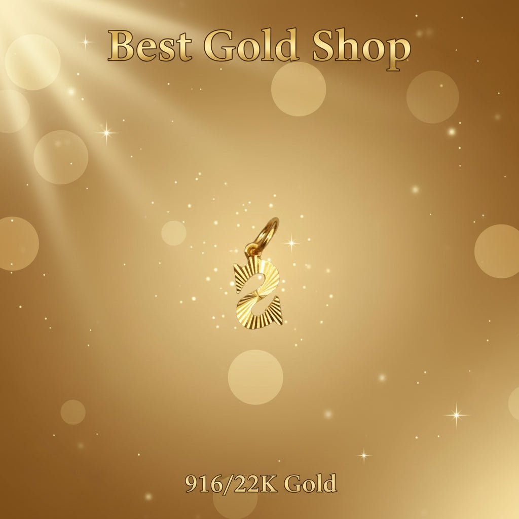916 Gold Alphabet Pendant New Design 22k gold - Photo 23 - Best Gold Shop