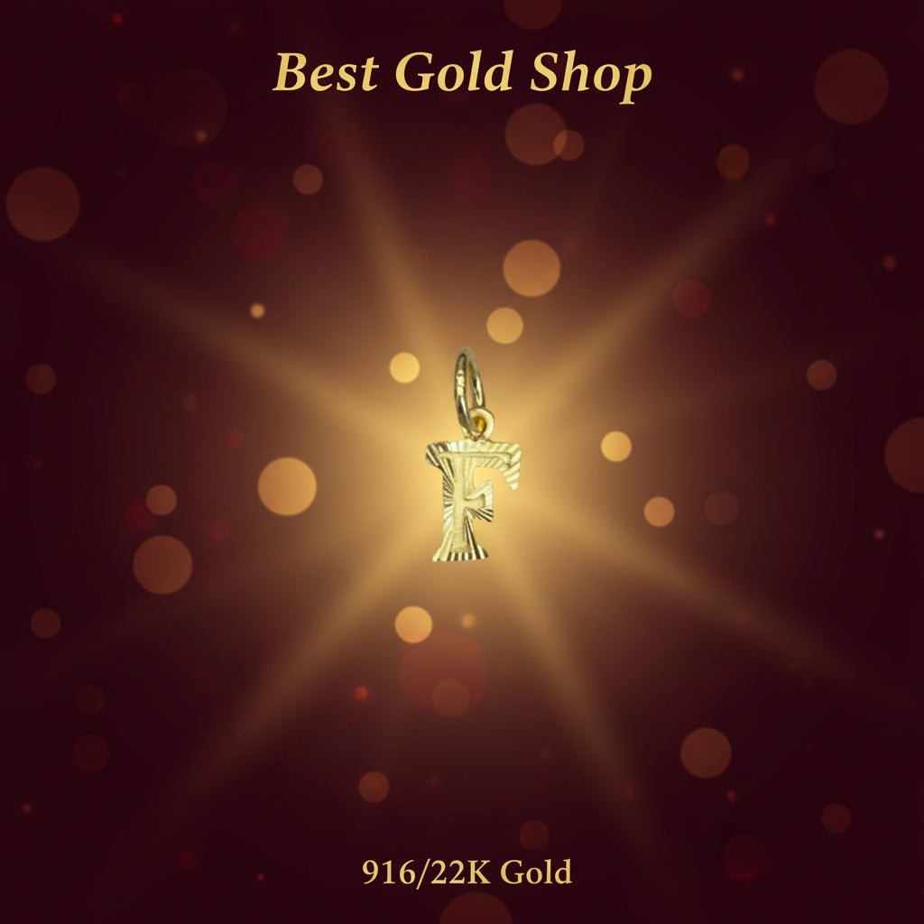 916 Gold Alphabet Pendant New Design 22k gold - Photo 18 - Best Gold Shop