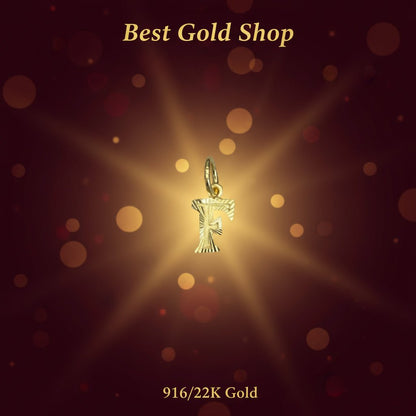 916 Gold Alphabet Pendant New Design 22k gold - Photo 18 - Best Gold Shop
