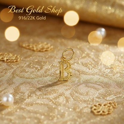 916 Gold Alphabet Pendant New Design 22k gold - Photo 30 - Best Gold Shop