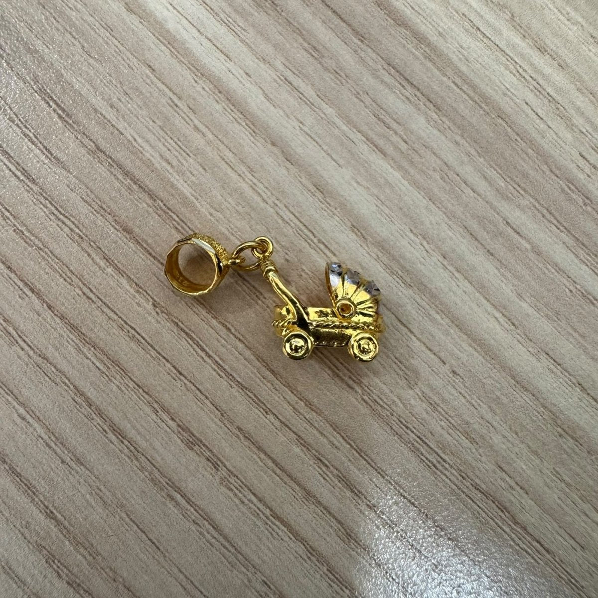 916 Gold Baby Stroller Charm | Symbol of Love New BeginningsCharms & PendantsBest Gold Shop