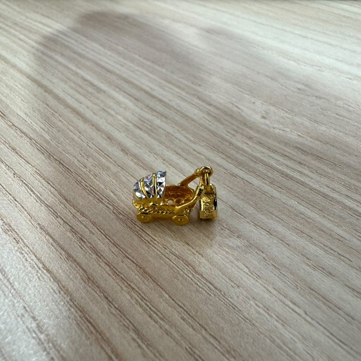 916 Gold Baby Stroller Charm | Symbol of Love New BeginningsCharms & PendantsBest Gold Shop