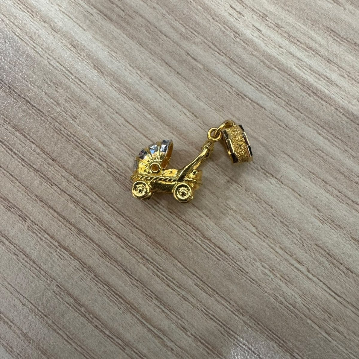 916 Gold Baby Stroller Charm | Symbol of Love New BeginningsCharms & PendantsBest Gold Shop
