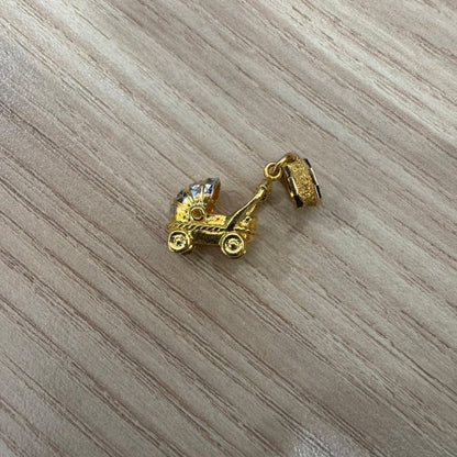 916 Gold Baby Stroller Charm | Symbol of Love New BeginningsCharms & PendantsBest Gold Shop
