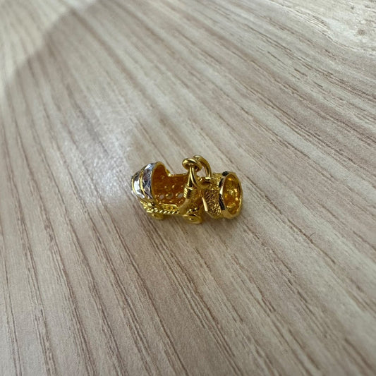 916 Gold Baby Stroller Charm | Symbol of Love New BeginningsCharms & PendantsBest Gold Shop