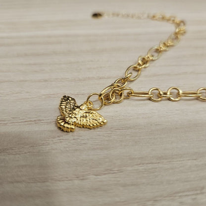 916 Gold Bracelet Link Design With Dangling CharmsBraceletsBest Gold Shop