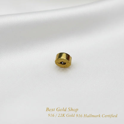 916 Gold Bracelet Stopper Charm | Secure Spacer for Charm BraceletsCharms & PendantsBest Gold Shop