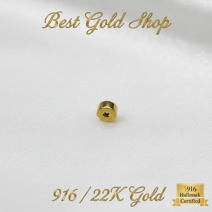 916 Gold Bracelet Stopper Charm | Secure Spacer for Charm BraceletsCharms & PendantsBest Gold Shop