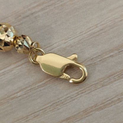 916 hallmark and lobster clasp on flower ball bracelet