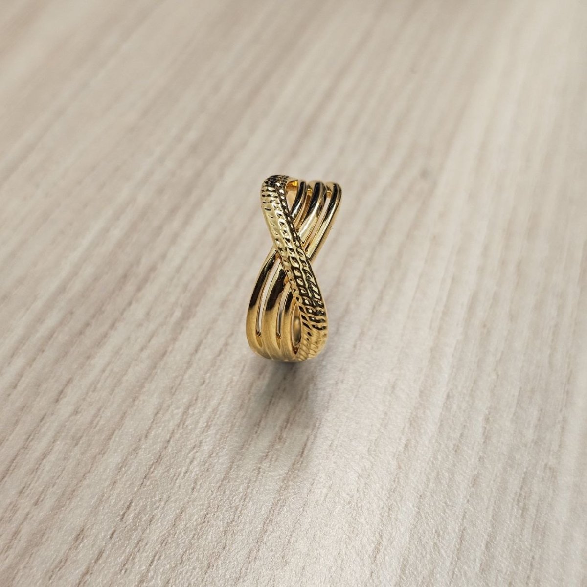 916 Gold Crisscross V5 Ring | New Lightweight DesignRingsBest Gold Shop