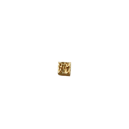 916 Gold Cube Stopper Charm | Modern Bracelet StopperCharms & PendantsBest Gold Shop
