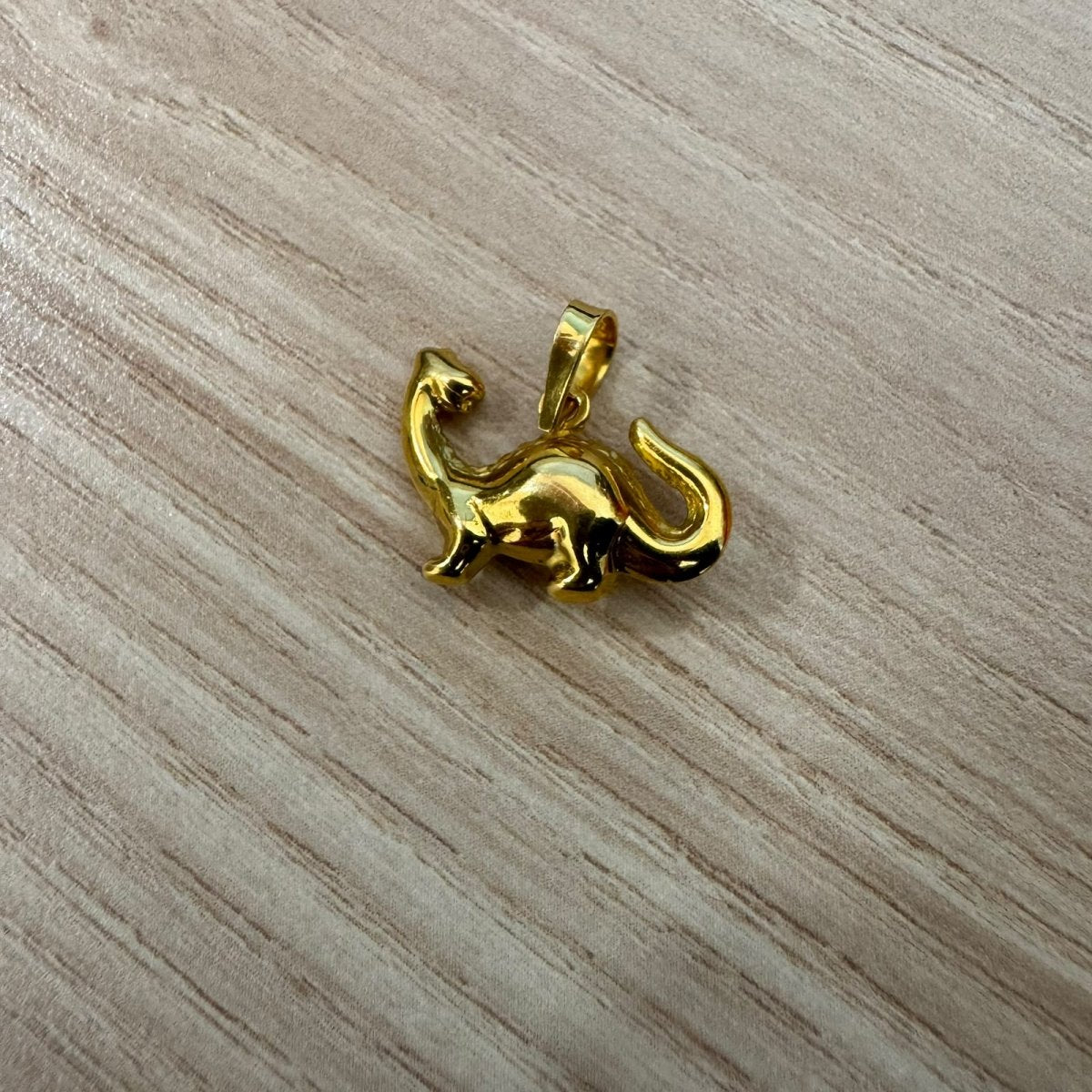 916 Gold Dinosaur Pendant | Fun Adorable Gold CharmCharms & PendantsBest Gold Shop
