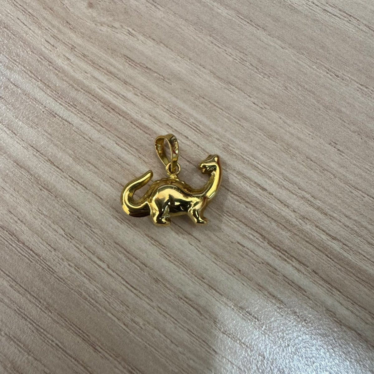 916 Gold Dinosaur Pendant | Fun Adorable Gold CharmCharms & PendantsBest Gold Shop