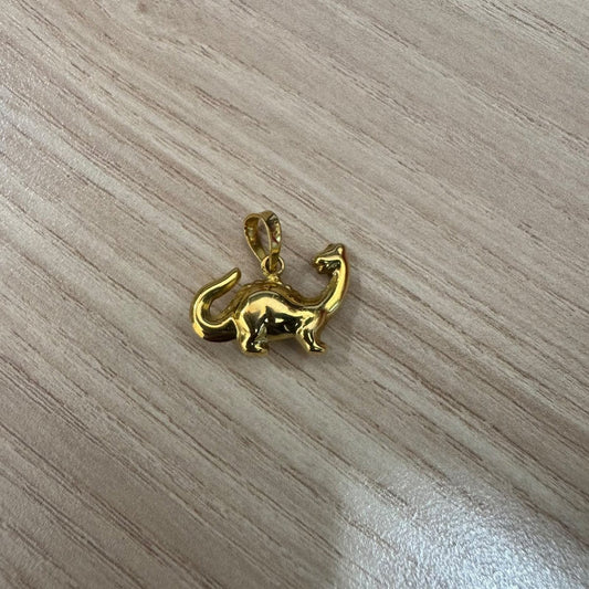 916 Gold Dinosaur Pendant | Fun Adorable Gold CharmCharms & PendantsBest Gold Shop