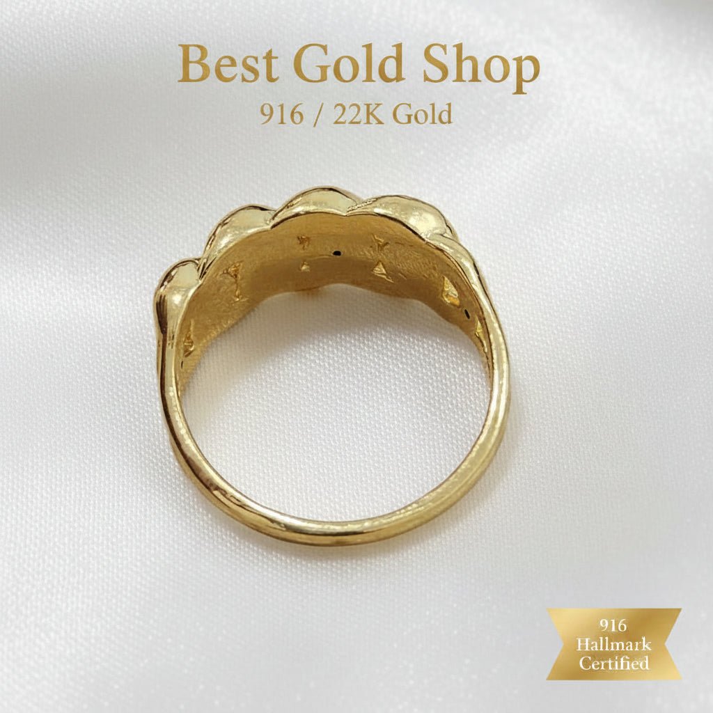 916 Gold Fishbone Ring – Smaller Version | Feather LightRingsBest Gold Shop