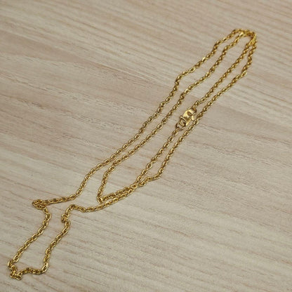 916 Gold Hollow Wan Zi Necklace by Best Gold ShopNecklacesBest Gold Shop