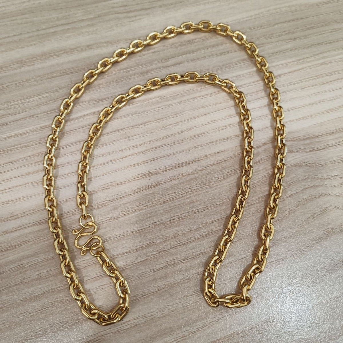 916 gold hollow Wanzi chain decorative S-hook clasp