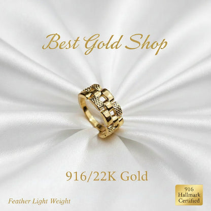 916 Gold Jubilee Design Ring latest designRingsBest Gold Shop
