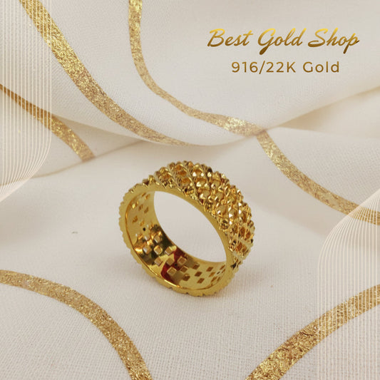 916 Gold Keeper Ring Light Weight New design 22k gold - Photo 1 - Best Gold Shop
