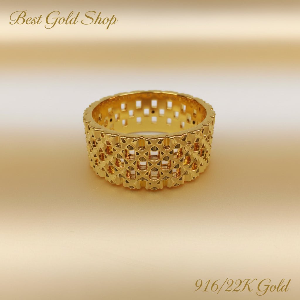 916 Gold Keeper Ring Light Weight New design 22k gold - Photo 3 - Best Gold Shop