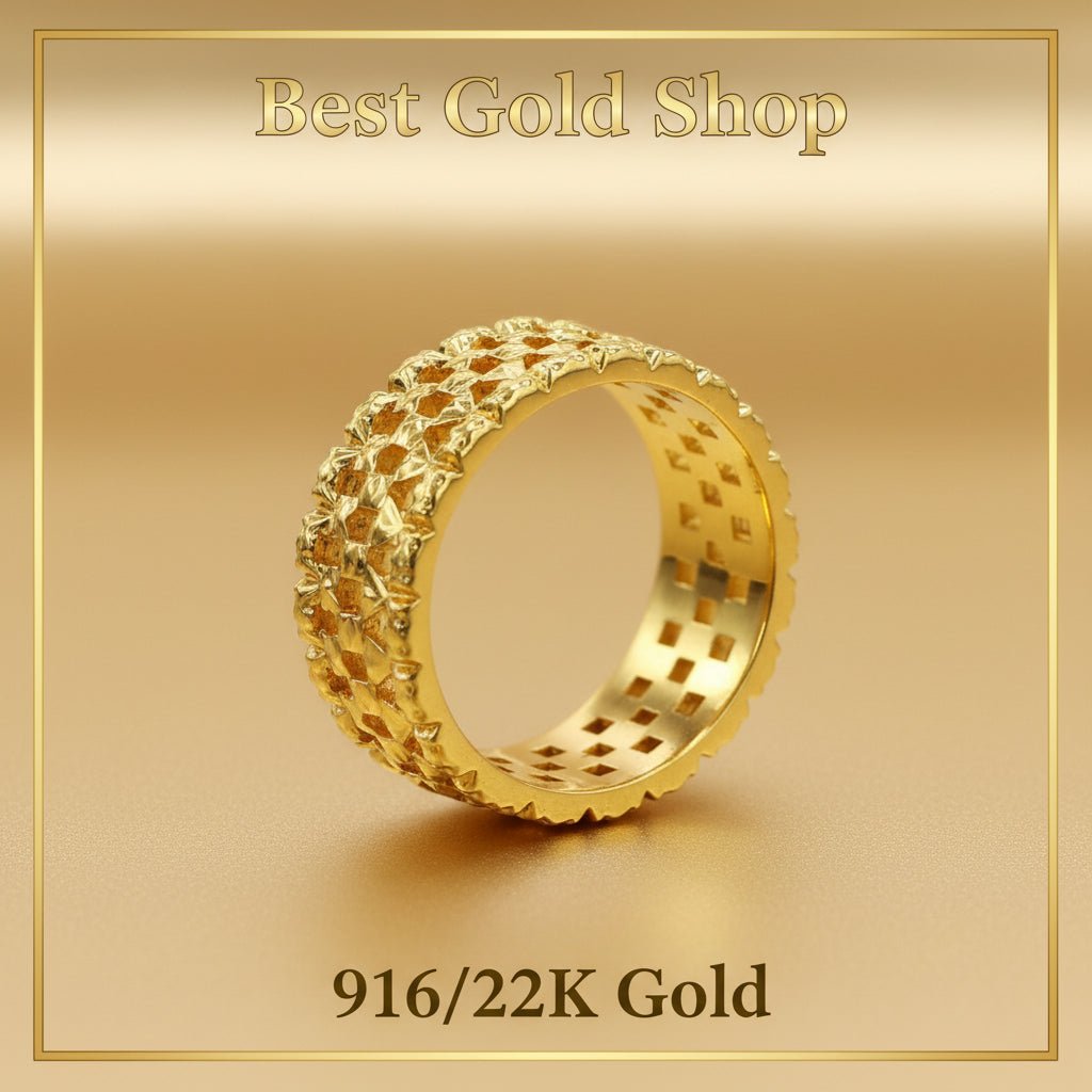 916 Gold Keeper Ring Light Weight New design 22k gold - Photo 4 - Best Gold Shop