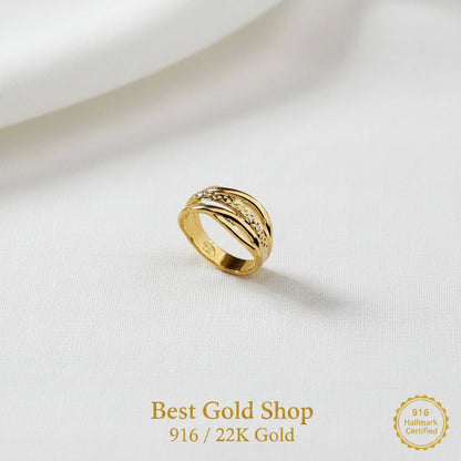 916 Gold Layer V3 Ring New Design ElegantRingsBest Gold Shop